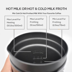BALASHOV : Mousseur à lait automatique pour expresso et latte